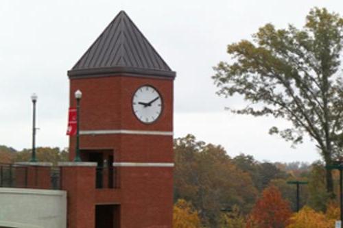 Clock on campus